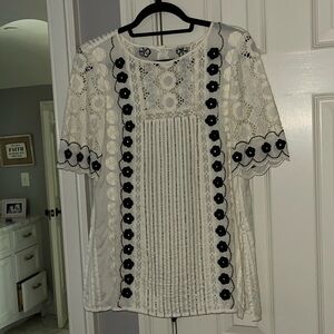 Floreat flower lace top